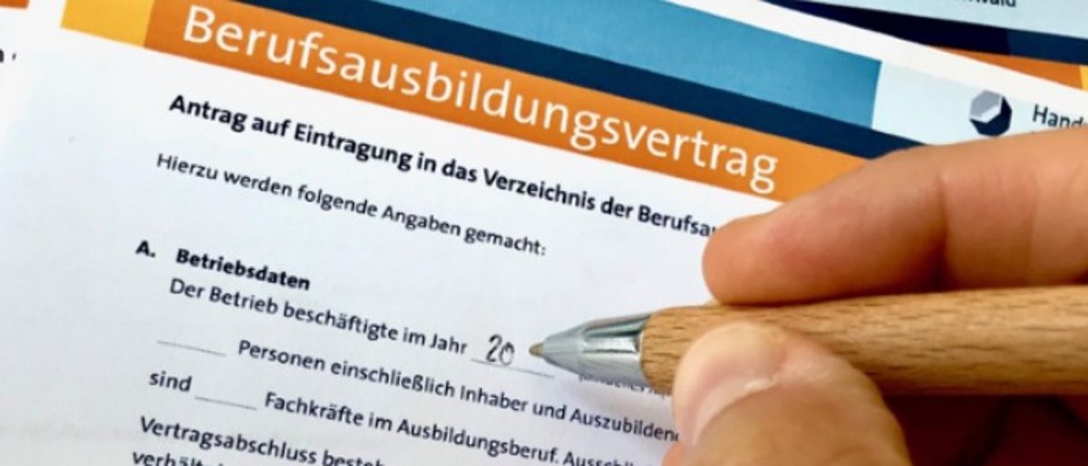 Ausbildungsvertrag Handwerkskammer Mannheim